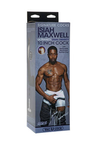 Thumbnail for Doc Johnson - Signature Cocks - Isiah Maxwell - 10 Inch Cock with Removable Suction Cup - Stag Shop