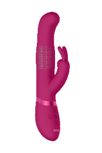 Thumbnail for Shots Toys - VIVE - Izara - Rotating Beading Rabbit Vibrator - Pink - Stag Shop