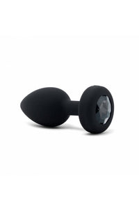 Thumbnail for B-Vibe - RC Vibrating Jewel Butt Plug - M/L - Black - Stag Shop