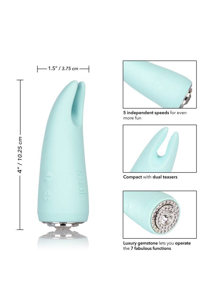 Jopen - Pavé - Diana  - Crystal Adorned Dual Tickler Vibrator - Stag Shop