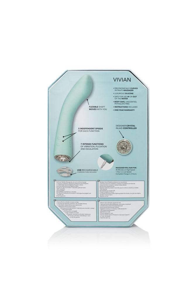 Jopen - Pavé - Vivian - Crystal Adorned G-Spot Vibrator - Stag Shop