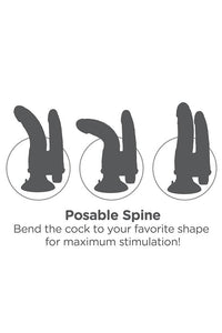 Thumbnail for Pipedream - King Cock - Double Vibrating Penetrator Ultra Realistic Dildo - Beige - Stag Shop