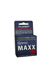Thumbnail for Kimono - Maxx Large Flare Condom - 3 pack - Stag Shop