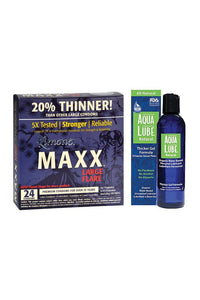 Thumbnail for Kimono - Maxx Large Flare Condom with Free Lube - 24 pack - Stag Shop