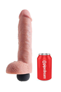 Thumbnail for Pipedream - King Cock - Squirting Realistic Cock with Balls - 11 inch - Beige - Stag Shop
