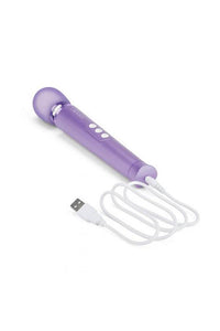 Thumbnail for Le Wand - Petite Rechargeable Vibrating Massage Wand - Violet - Stag Shop