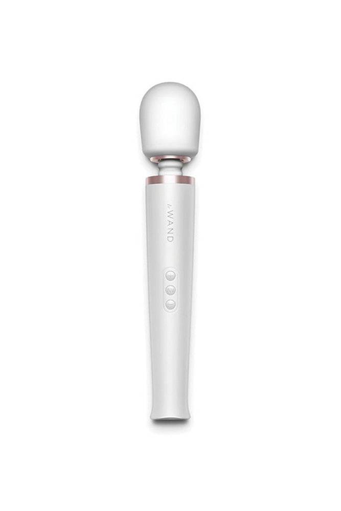 Le Wand - Rechargeable Vibrating Massager - Pearl White - Stag Shop
