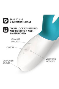 Thumbnail for Lelo - Ina Wave Dual Action Vibrator - Cerise - Stag Shop