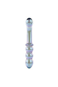 Thumbnail for Evolved - Gender X - Lustrous Galaxy Dual Ended Glass Wand - Blue - Stag Shop