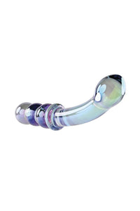 Thumbnail for Evolved - Gender X - Lustrous Galaxy Dual Ended Glass Wand - Blue - Stag Shop