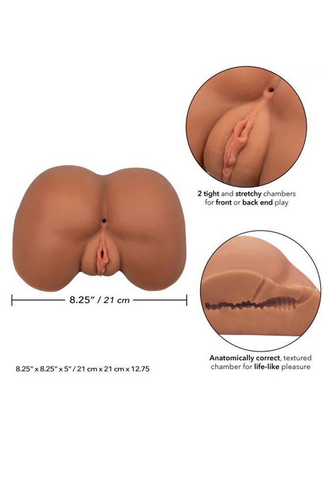 Cal Exotics - Stroke It - Life-Size Ass Stroker - Brown - Stag Shop