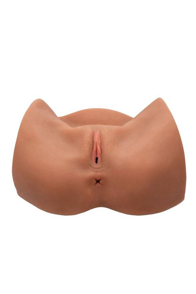 Cal Exotics - Stroke It - Life-Size Pussy Stroker - Brown - Stag Shop