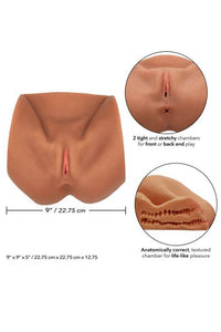 Thumbnail for Cal Exotics - Stroke It - Life-Size Pussy Stroker - Brown - Stag Shop