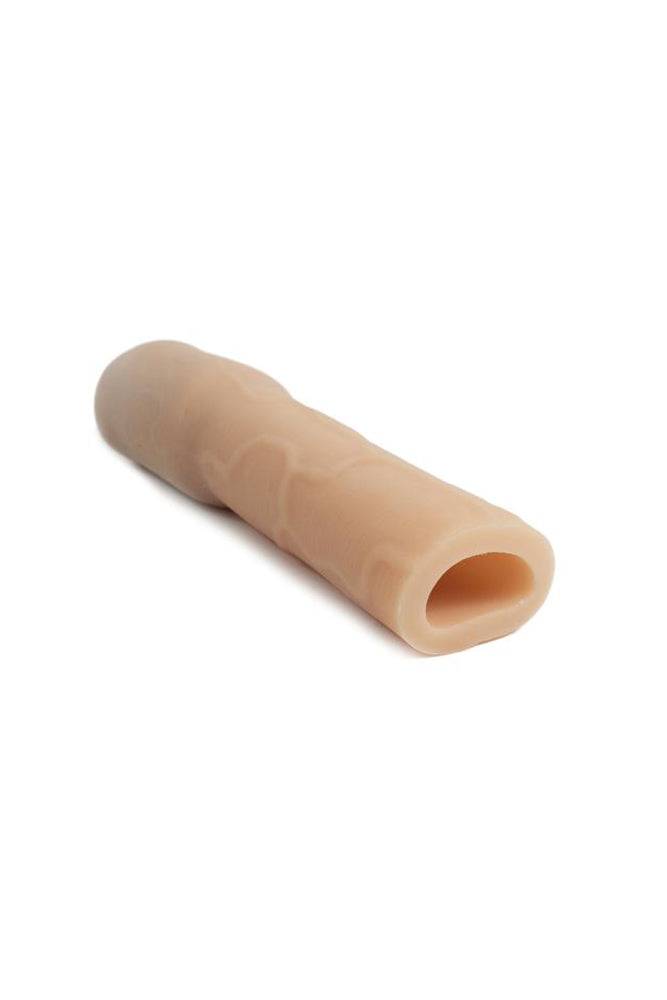 Topco - Cyberskin - 2 Inch Xtra Thick Vibrating Penis Extension - Light - Stag Shop