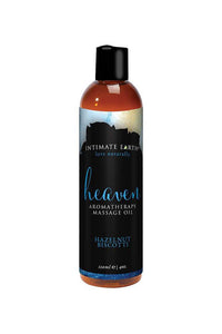 Thumbnail for Intimate Earth - Aromatherapy Massage Oil - Heaven - Hazelnut Biscotti - 4oz - Stag Shop