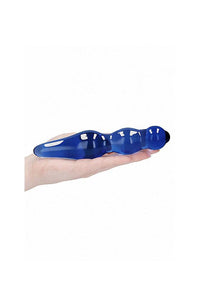 Thumbnail for Shots Toys - Chrystalino - Lollypop Glass Wand - Blue - Stag Shop