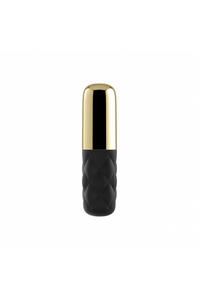Thumbnail for Satisfyer - Lovely Honey Mini Vibrator - Black/Gold - Stag Shop