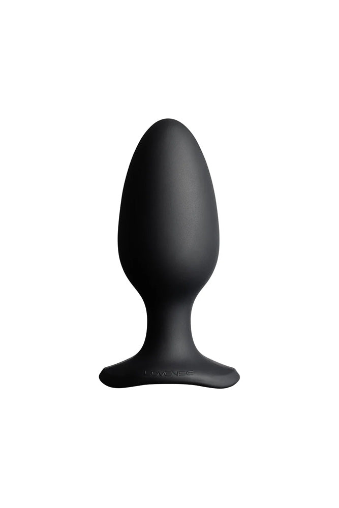 Lovense - Hush 2 Bluetooth Vibrating Butt Plug - Black - Various Sizes - Stag Shop