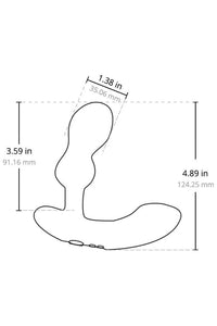 Thumbnail for Lovense - Edge 2 Adjustable Bluetooth Prostate Massager - Black - Stag Shop