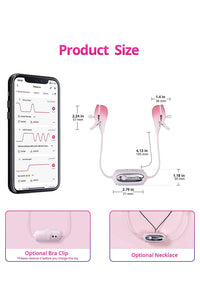 Thumbnail for Lovense - Gemini Bluetooth Adjustable Vibrating Nipple Clamps - Pink - Stag Shop