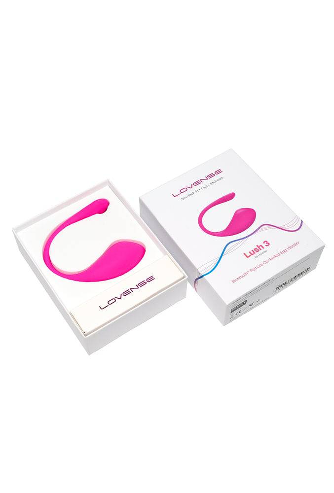 Lovense - Lush 3 Bluetooth Egg Vibrator - Pink - Stag Shop