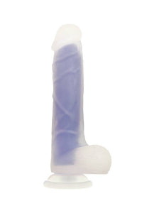 Thumbnail for Evolved - Luminous Glow-In-The-Dark Dildo - Purple - Stag Shop