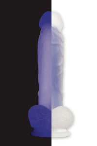 Thumbnail for Evolved - Luminous Glow-In-The-Dark Dildo - Purple - Stag Shop