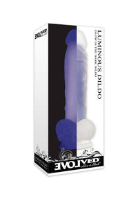 Thumbnail for Evolved - Luminous Glow-In-The-Dark Dildo - Purple - Stag Shop