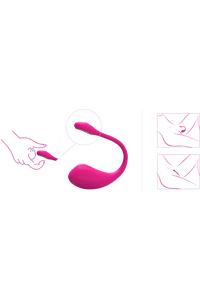 Thumbnail for Lovense - Lush 2 Bluetooth Egg Vibrator - Pink - Stag Shop