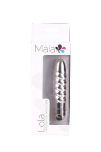 Thumbnail for Maia Toys - Lola Rechargeable Ribbed Vibrator - Rose Gold - Stag Shop