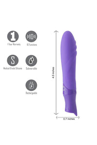 Thumbnail for Maia Toys - Margo Rechargeable Silicone Bullet Vibe - Purple - Stag Shop