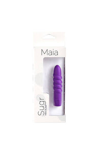 Thumbnail for Maia Toys - Sugr Ribbed Mini Bullet - Purple - Stag Shop