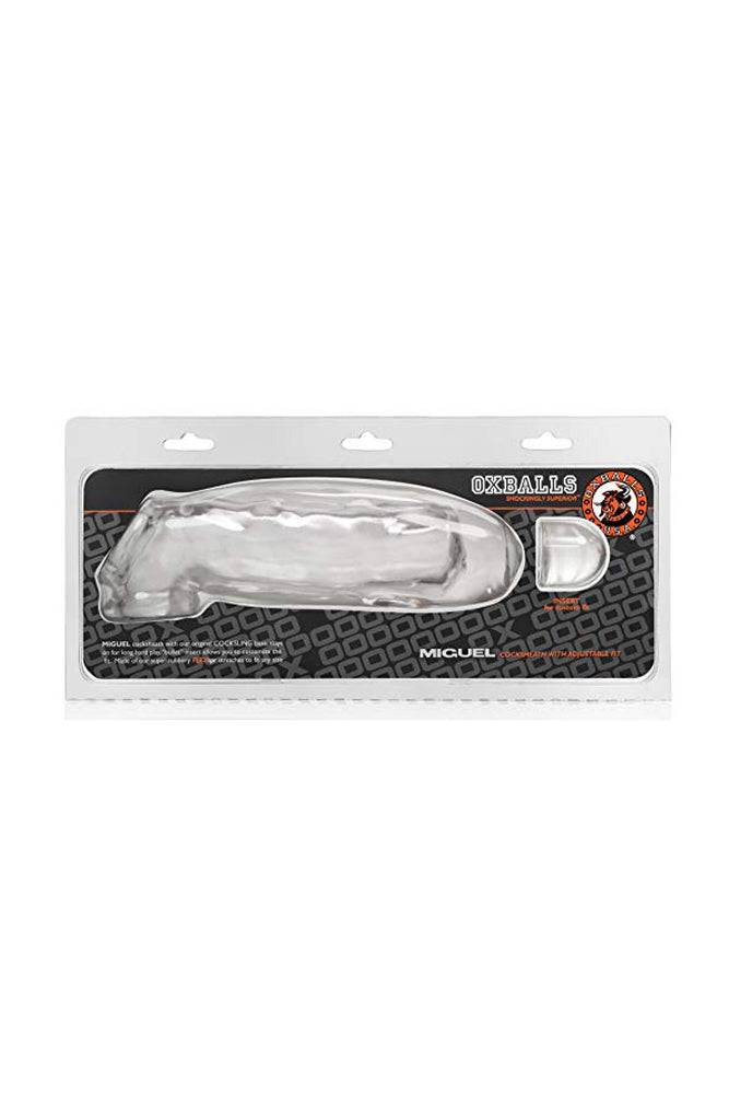Oxballs - Miguel Adjustable Uncut Cocksheath - Clear - Stag Shop