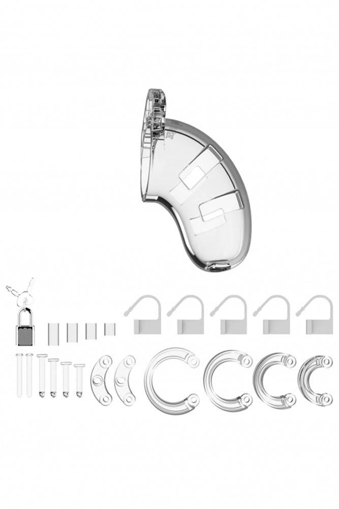 ManCage by Shots Toys - Model 01 Cock Cage - 3.5 Inch - Clear - Stag Shop