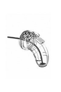 Thumbnail for ManCage by Shots Toys - Model 16 Cock Cage & Plug - 4.5 Inch - Clear - Stag Shop