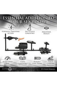 Thumbnail for XR Brands - Master Series - Subversion Stockade With Sex Machine - Stag Shop