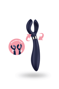 Thumbnail for Satisfyer - Partner Multifun 3 Vibrator - Navy - Stag Shop