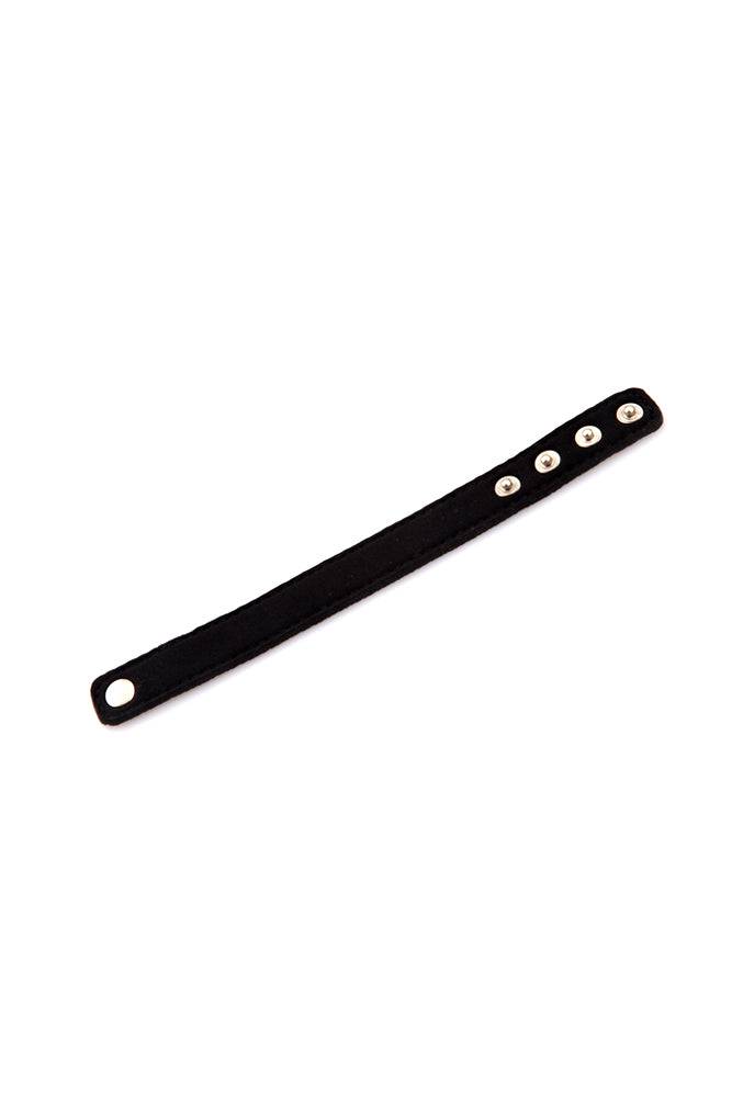Perfect Fit - Neoprene Snap Cock Ring - Black - Stag Shop