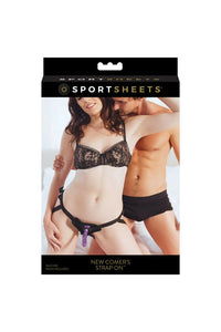 Thumbnail for Sportsheets - New Comers Strap-On & Dildo Set - 5.5 Inch - Stag Shop