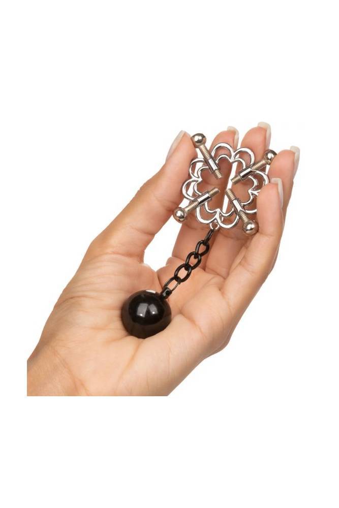 Cal Exotics - Nipple Grips - 4 Point Weighted Nipple Press - Stag Shop