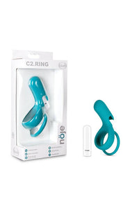 Thumbnail for Blush Novelties - Noje - C2 Juniper Vibrating Cock Ring - Teal - Stag Shop