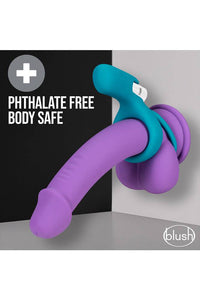 Thumbnail for Blush Novelties - Noje - C2 Juniper Vibrating Cock Ring - Teal - Stag Shop