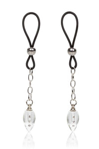 Thumbnail for Cal Exotics - Nipple Play - Non-Piercing Nipple Jewelry - Crystal Teardrop - Stag Shop