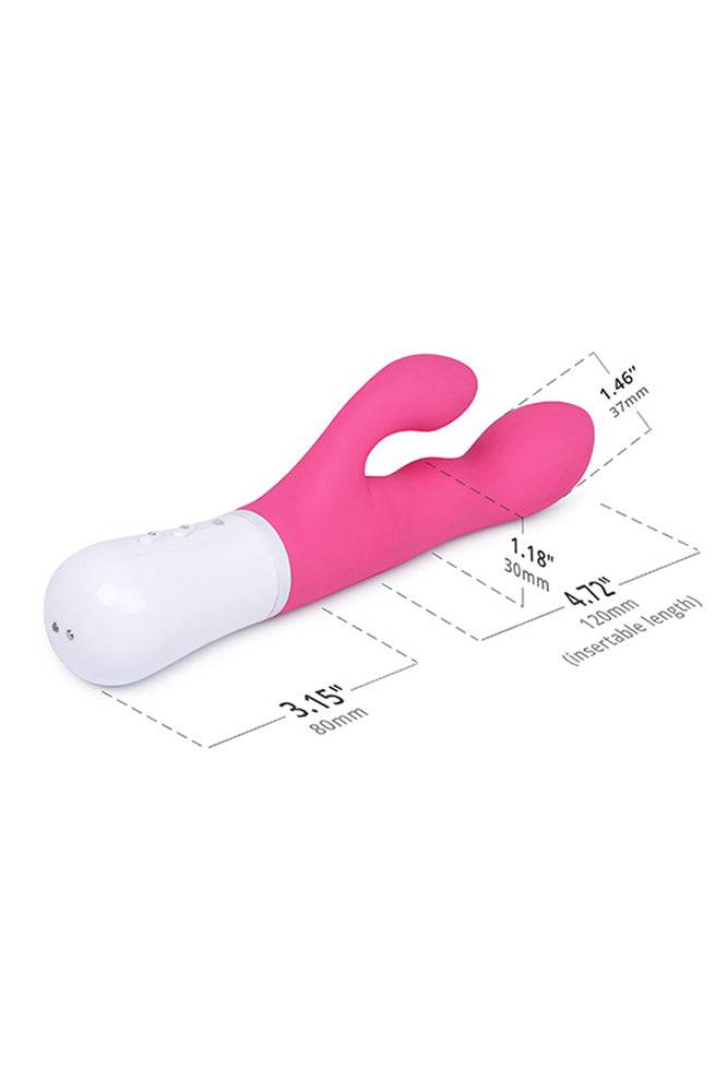 Lovense - Nora Bluetooth Rabbit Vibrator - Pink - Stag Shop