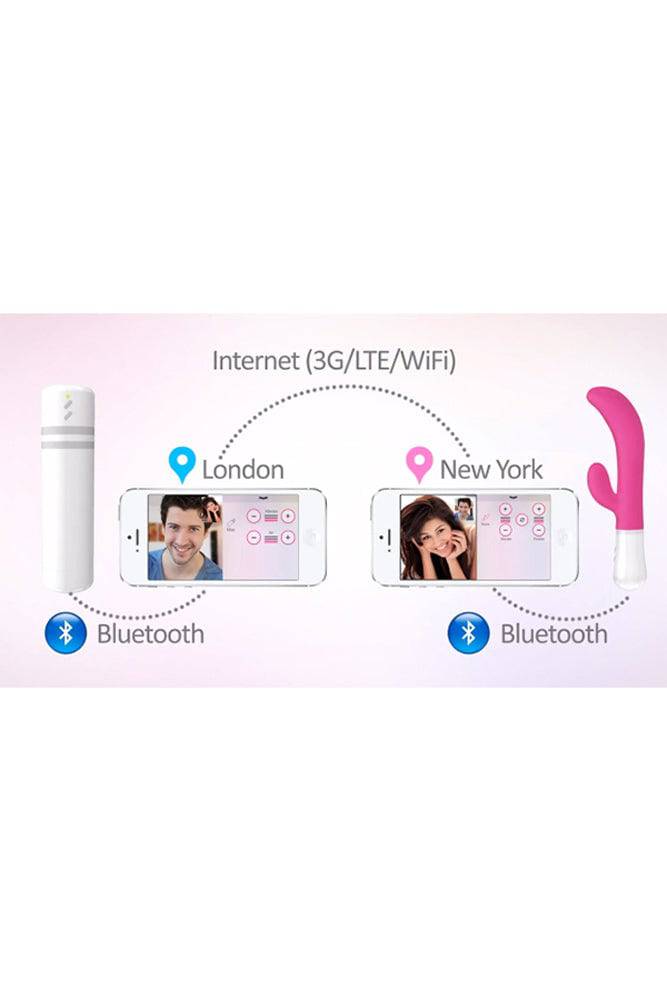 Lovense - Nora Bluetooth Rabbit Vibrator - Pink - Stag Shop