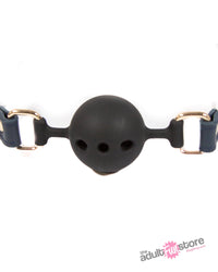 Thumbnail for NS Novelties - Bondage Couture - Ball Gag - Blue - Stag Shop