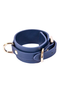 Thumbnail for NS Novelties - Bondage Couture - Wrist Cuffs - Blue - Stag Shop