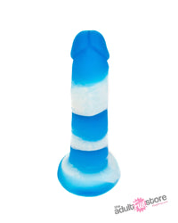 Thumbnail for NS Novelties - Colours - 6 Inch Pleasures Yum Yum Dildo - Blue - Stag Shop