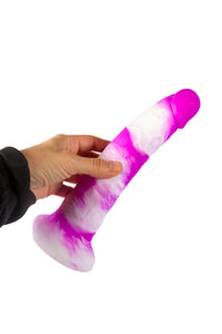 Thumbnail for NS Novelties - Colours - 8 Inch Pleasures Yum Yum Dildo - Purple - Stag Shop