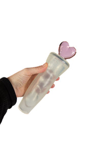 Thumbnail for NS Novelties - Crystal - Heart of Glass Dildo - Clear/Pink - Stag Shop